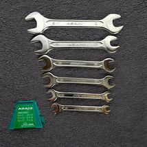 ASAHI TOOLS Double Open End Spanner 6-pc Set SMS0600 Hot Forged Made in ... - $49.47