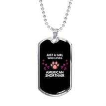 Air cat necklace stainless steel or 18k gold dog tag 24 chain express your love gifts 1 thumb200