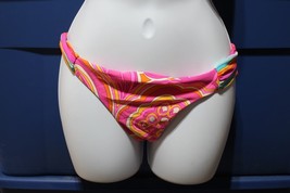 Trina Turk Women&#39;s Standard Shirred Side Hipster Bikini Bottom Size 8  TTONA90 - £23.29 GBP