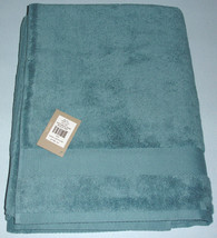 Sferra Bello TEAL Oversized Towel Bath Sheet 100% Combed Cotton 40X70&quot; New - £55.38 GBP