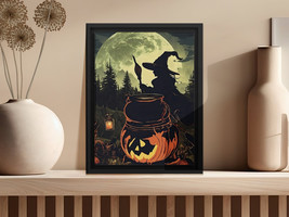 Halloween Witches Brew And Haunted Views Halloween Witches Wall Art, Fall Gift - £8.01 GBP