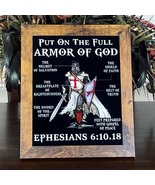 Armor Of God Sign | Amor Of God Plaque | Ephesians 6:10 | Christian Wall... - £19.75 GBP