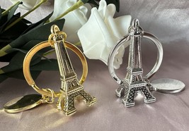 1pc Eiffel Tower Gold Key Chain,Best Friends Key Ring,Favor Souvenirs Gifts - $8.07 CAD