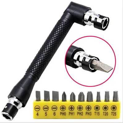 L-shaped Mini Socket Wrench 1/4 Inch 6.35mm Screwdriver Tool Wrench General Tool - £137.04 GBP