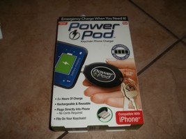 power pod keychain phone charger nib - $20.00