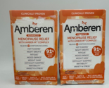 Lot of 2 Amberen Menopause Relief Capsules 60-Count, 120 total capsules  - $24.06