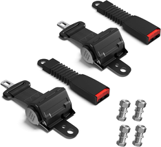 Golf Cart Seat Belts, 40&quot; Retractable, Universal for Club Car, EZGO (2 S... - $69.29