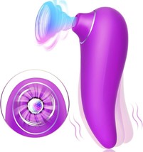 Clitoral Sucking Vibrators Sex Toys, Clitoralis Stimulator for Women (Purple) - £22.07 GBP