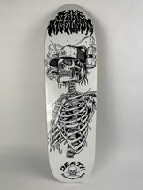 Mark Nicolson Beer Helmet Deck - Death Skateboards POOL Shape 9 &quot;  free shipping - £38.36 GBP