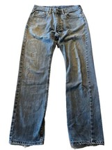 Levi’s 505 Jeans Men’s 32x32 Regular Straight Denim Cotton Gray Travel O... - $15.84