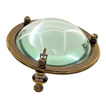 Antique Brass Magnifying Glass Map Reader Magnifying Glass Desk top Décor Gifts - £25.57 GBP