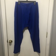 Finders Keepers Blue Women’s Harem Pants Size Small Pockets And Zippers Up￼ - £9.30 GBP