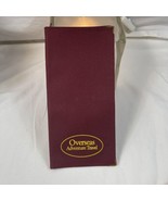 Overseas Adventure Travel Burgundy Passport, Documents, Map Carrier - $9.00
