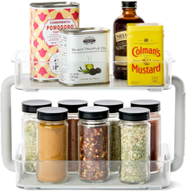 Two Level Spice Organizer-Cabinet Collection Maximizes Vertical Space, R... - $17.82