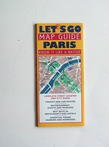 &quot;Let&#39;s Go Map Guide Paris&quot; First Edition 1996 - £6.28 GBP