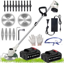 Cordless Weed Eater Battery Powered,Stringless Electric Weed Wacker With 21V - $84.70