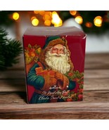 Hallmark St Nicholas Ceramic Bell &quot;A Christmas to Remember&quot; Box Santa Re... - £16.82 GBP