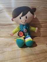 Playskool Dapper Dan 2014 Teaching Doll 14&quot; Learn to Dress Plush Toy Hasbro - £9.38 GBP
