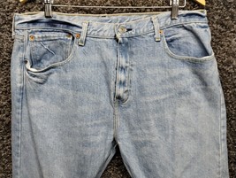 Levis 512 Jeans Men 36X32 Slim Taper Flex Stretch Denim Pants Light Wash - £18.04 GBP