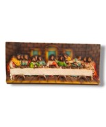 The Last Supper Large 3D Hanging Ceramic Handmade Wall Plaque 22&quot;x10&quot; Heavy - £88.10 GBP