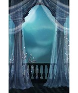 Fantasy/Romantic Balcony Digital Photo Print Vinyl Backdrop Big size 8&#39; ... - $430.85 MXN