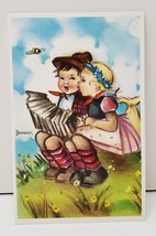 Alfred Mainzer  LITTLE FOLKS Hummel Like Art Children Postcard H19 - £1.96 GBP
