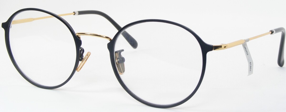 OU 96.130.01 MATT BLACK / GOLD RARE EYEGLASSES GLASSES METAL FRAME 49-20... - $82.52