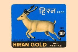 Hiran Gold Wax Vestas 20 x 30 Poster - £20.76 GBP