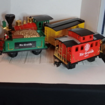 Rio Grande Train Engine #4068 &amp; Cars Scientific Toys- 4 Pieces G-scale R... - $39.57