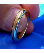 Vintage ORIGINAL Tiffany &amp; Co Wedding Band Designer 18K GOLD Anniversary... - $3,035.25