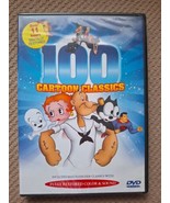 DVD 100 Cartoon Classics Over 11hrs 2 Disc 2010 Restored Color+Sound Ful... - £4.09 GBP