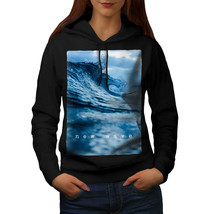 New Wave Sea Ocean Nature Sweatshirt Hoody Surf Time Women Hoodie - $21.99