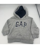 Vintage Gap Baby Spellout Hooded Pullover Hoodie With Pocket - 6-12 Months - $384.28 MXN