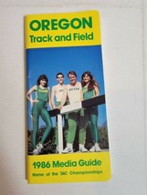 Vintage 1980s Oregon Ducks Track And Field Media Guide Program Schedule 1986 - £8.74 GBP