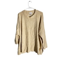 Calvin Klein Beige Cable Knit Oversized Sweater – Women’s Large - $28.71