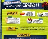 Joe&#39;s Crab Shack Kid&#39;s Go On Get Crabby Menu &amp; Activities  - £10.89 GBP
