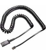 Plantronics 26716-01 Coil Cord U10 QD to Modular plug Headset Amp adapte... - $27.47