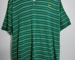 Masters Collection Mens Shirt Size XL Green White Striped Short Sleeve G... - $29.99