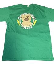 Ted 2 Thunder Buddies For Life T-Shirt Men’s Large Green 100% Cotton Movie Tee image 2