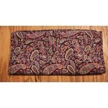 Ralph Lauren Paisley Travel Jewelry Roll Organizer Case Multi Compartment - $45.53