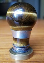 Wax Stamp Brass Glass Lyon Maker VPC attributed to Eckstein Case, Clevel... - $72.57