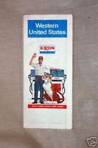 1979 Exxon Western United States Map - £1.96 GBP