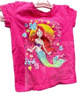 Ariel Little Mermaid Shirt Princess DisneyStore Girls XXS2/3 Multicolor - £11.31 GBP