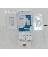 Utilitech 1098448 USB A C Tamper Resistant Outlets 2 Pack - £20.39 GBP