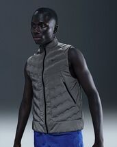 Nike Therma Fit ADV Reflective Silver Running Vest FZ1131-035 Mens Size S - $109.99