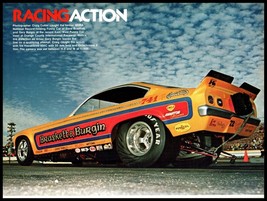 1973 HOT ROD Magazine Car Print - &quot;Braskett &amp; Burgin&quot; NHRA Funny Car A5 - $174.64 MXN