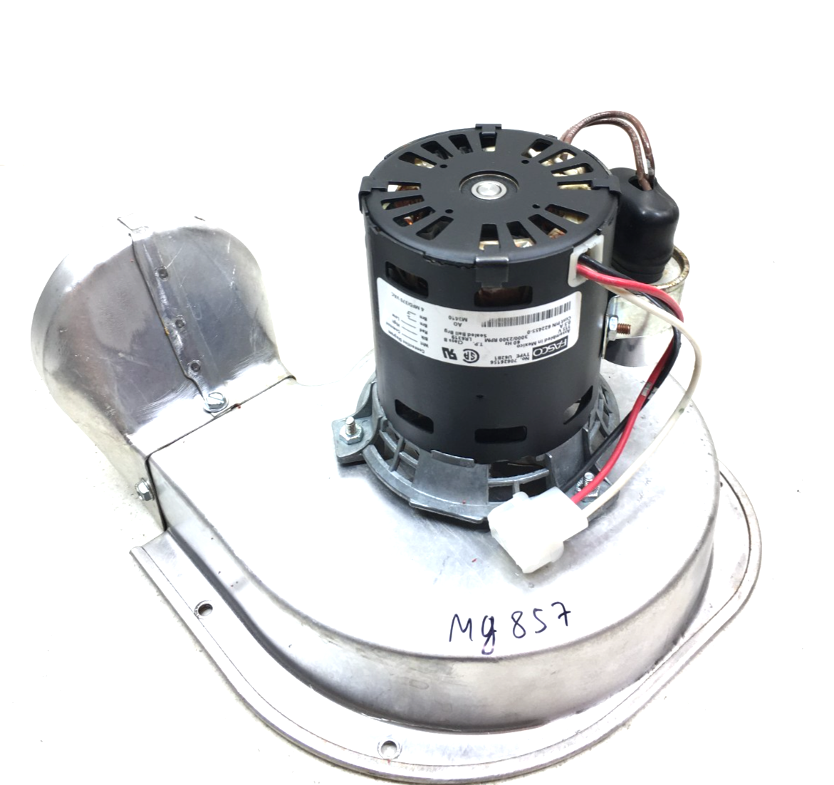 FASCO 70626156 Draft Inducer Blower Motor Assembly 622455-0 115V used #M... - $99.00