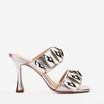 The Eclipse Silver Leather Women Sandal image 5