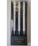 RAE DUNN Ballpoint Ink Pen Set Write Create Edit 3 Piece New Gift Set - $20.56 CAD