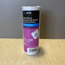 NCR Calculator Paper Rolls Pack of 3 | 2 1/4&quot; x 130&#39; - £3.93 GBP